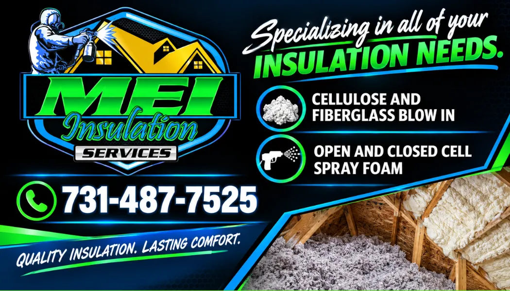 MEI Insulation Services insulation and spray foam services